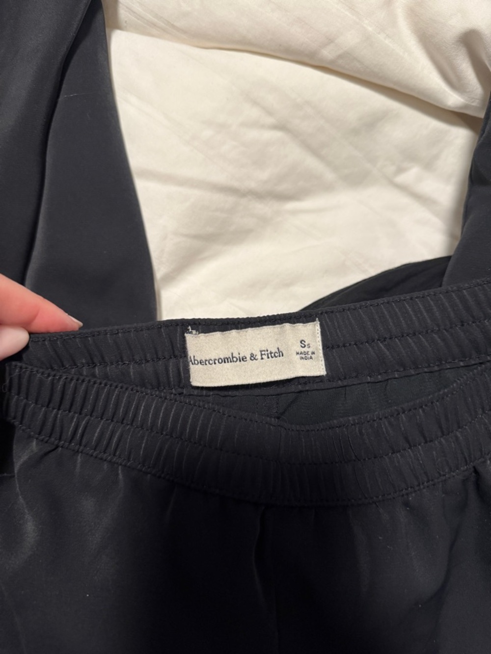 Abercrombie & Fitch Black Pull-On Pants
